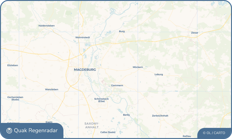 Quak Regenradar-Widget Nedlitz