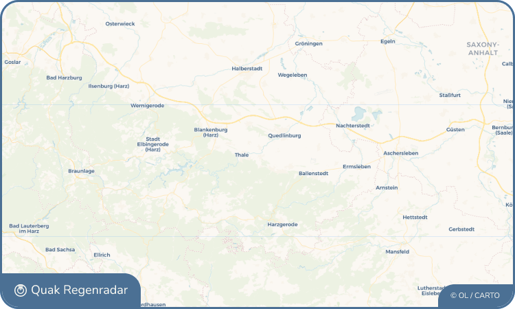Quak Regenradar-Widget Neinstedt