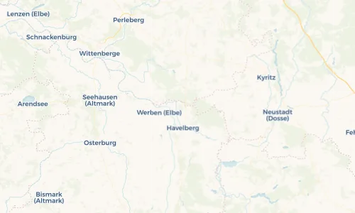 Regenradar Vorschaubild - Aktuelle Niederschläge in Nitzow und Umgebung