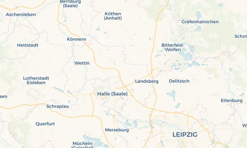 Regenradar Vorschaubild - Aktuelle Niederschläge in Oppin und Umgebung