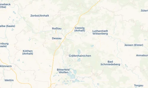 Regenradar Vorschaubild - Aktuelle Niederschläge in Oranienbaum und Umgebung