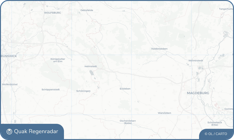 Regenradar-Widget für Ostingersleben