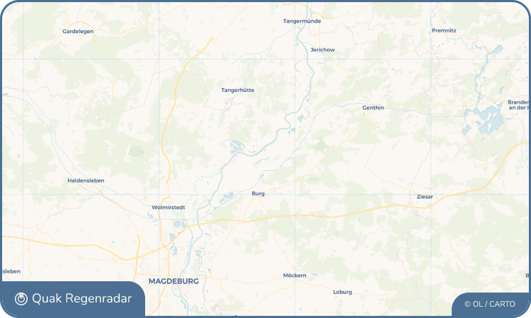 Quak Regenradar-Widget Parchau