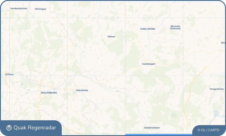 Regenradar-Widget für Peckfitz
