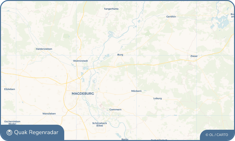 Quak Regenradar-Widget Pietzpuhl