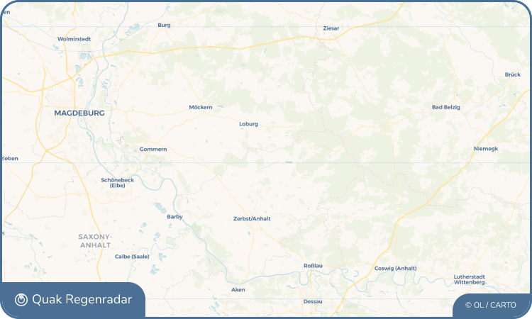 Quak Regenradar-Widget Quast