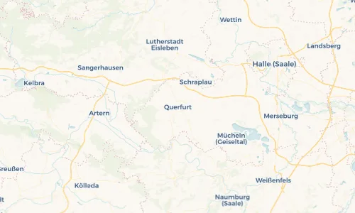 Regenradar Vorschaubild - Aktuelle Niederschläge in Querfurt und Umgebung