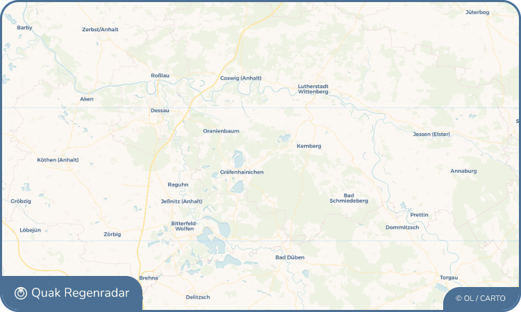 Quak Regenradar-Widget Radis