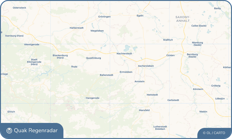 Quak Regenradar-Widget Radisleben