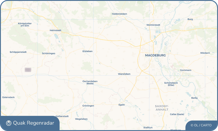 Quak Regenradar-Widget Remkersleben