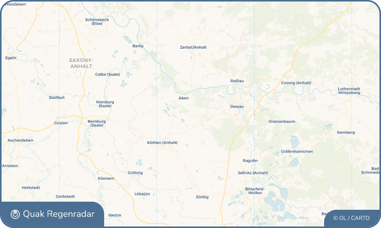 Quak Regenradar-Widget Reppichau