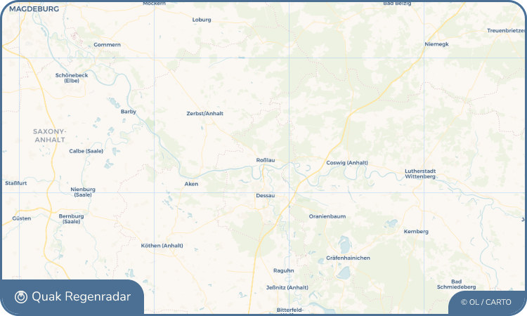 Quak Regenradar-Widget Roßlau