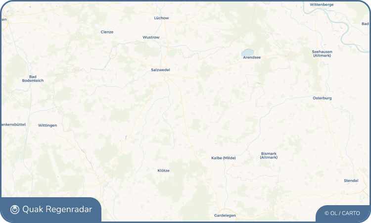 Quak Regenradar-Widget Sallenthin