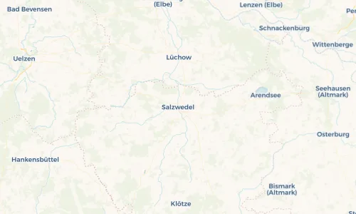 Regenradar Vorschaubild - Aktuelle Niederschläge in Salzwedel und Umgebung