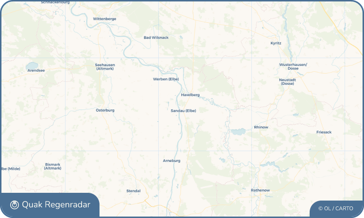 Quak Regenradar-Widget Sandau (Elbe)