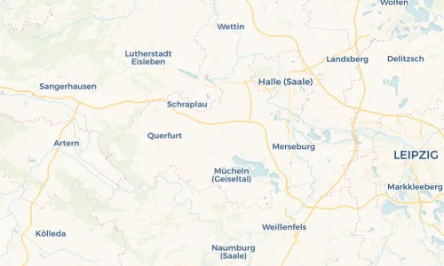 Regenradar Vorschaubild - Aktuelle Niederschläge in Schafstädt und Umgebung