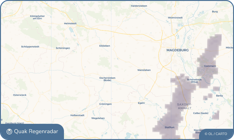 Quak Regenradar-Widget Schermcke
