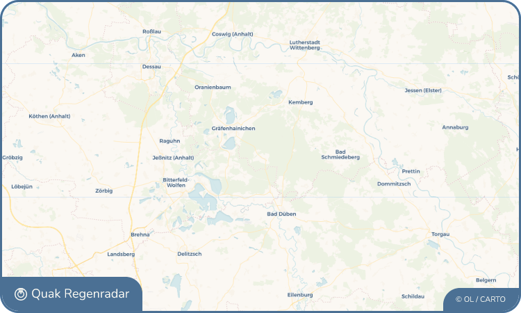 Regenradar-Widget für Schköna