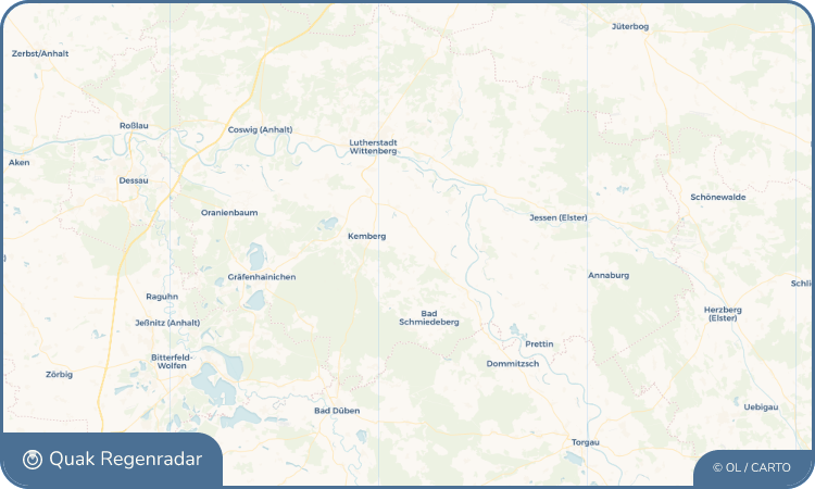 Quak Regenradar-Widget Schnellin