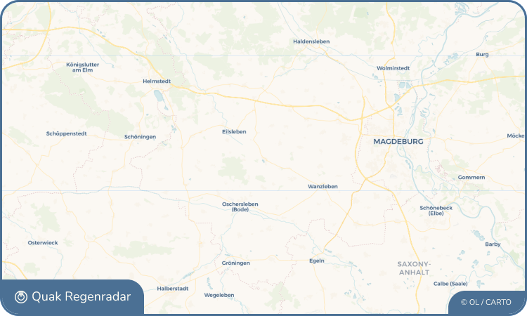 Quak Regenradar-Widget Seehausen