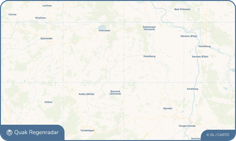Quak Regenradar-Widget Späningen