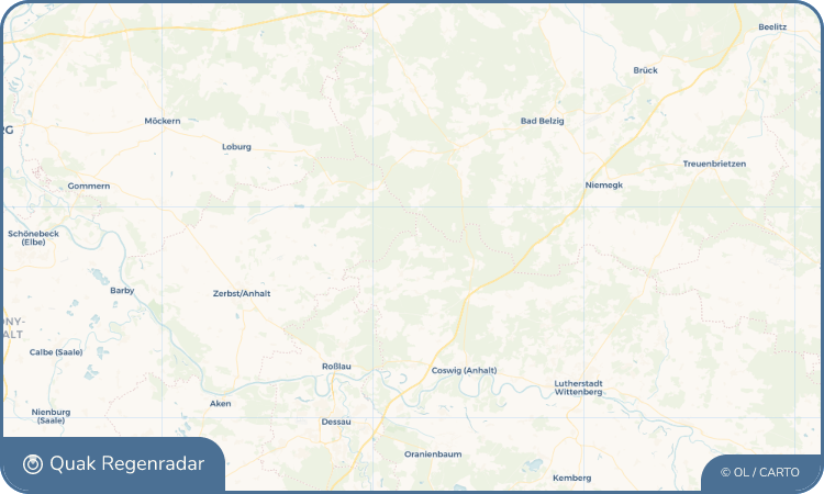 Quak Regenradar-Widget Stackelitz