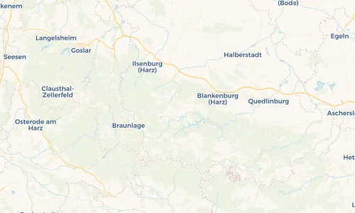 Regenradar Vorschaubild - Aktuelle Niederschläge in Stadt Elbingerode (Harz) und Umgebung