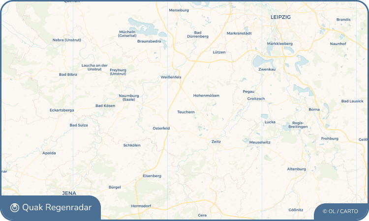 Quak Regenradar-Widget Teuchern