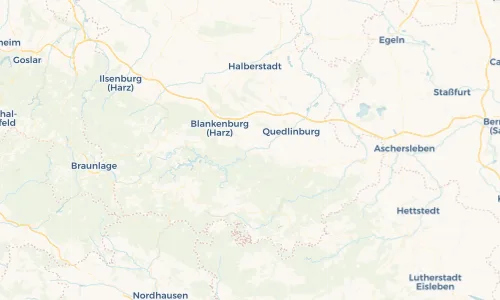 Regenradar Vorschaubild - Aktuelle Niederschläge in Thale und Umgebung