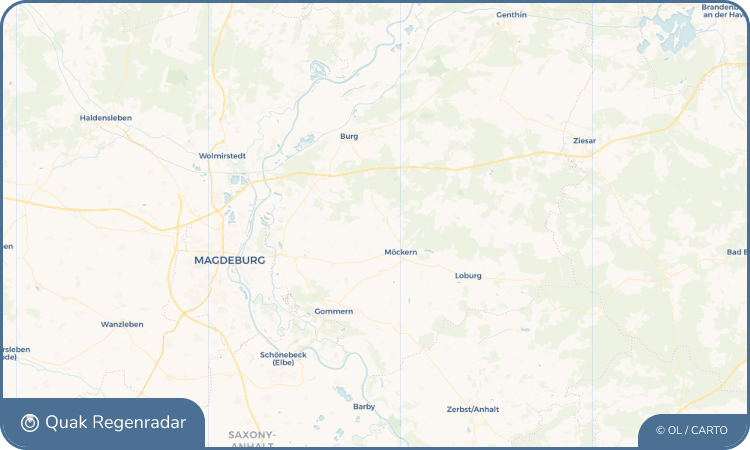 Quak Regenradar-Widget Tryppehna