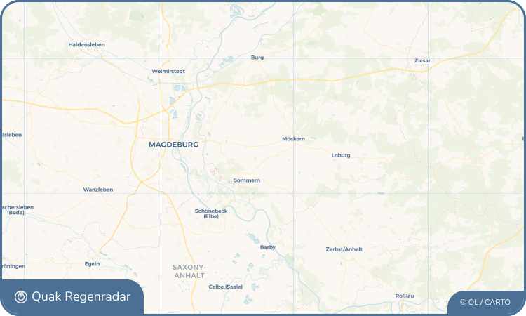 Quak Regenradar-Widget Vehlitz