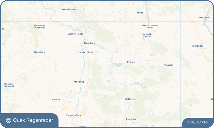Quak Regenradar-Widget Warnau