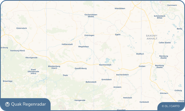 Quak Regenradar-Widget Wedderstedt