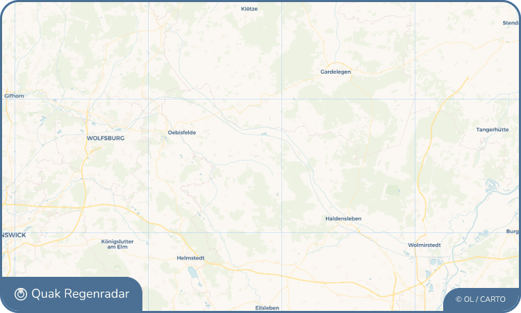 Quak Regenradar-Widget Wegenstedt
