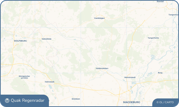 Quak Regenradar-Widget Wieglitz