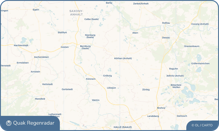 Quak Regenradar-Widget Wörbzig