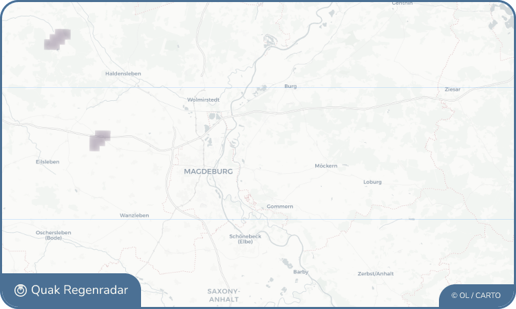 Regenradar-Widget für Woltersdorf