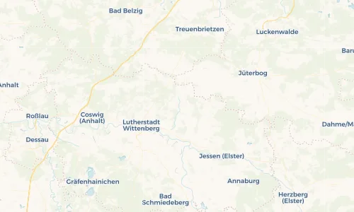 Regenradar Vorschaubild - Aktuelle Niederschläge in Zahna und Umgebung