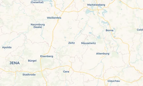 Regenradar Vorschaubild - Aktuelle Niederschläge in Zeitz und Umgebung