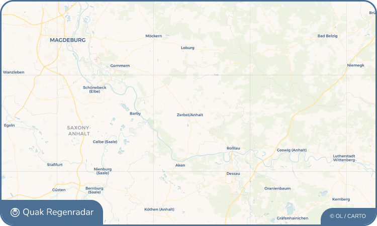 Quak Regenradar-Widget Zerbst/Anhalt