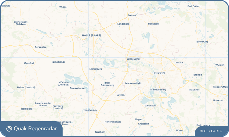 Quak Regenradar-Widget Zöschen
