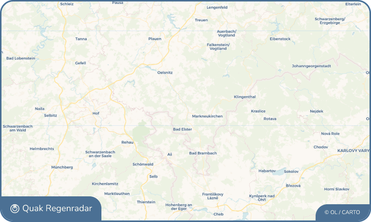 Quak Regenradar-Widget Adorf/Vogtland