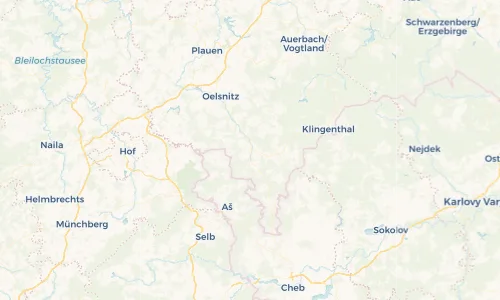 Regenradar Vorschaubild - Aktuelle Niederschläge in Adorf/Vogtland und Umgebung