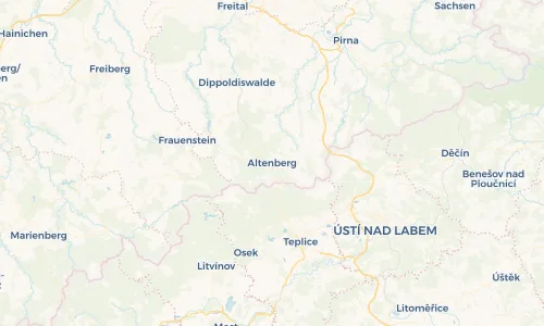 Regenradar Vorschaubild - Aktuelle Niederschläge in Altenberg und Umgebung