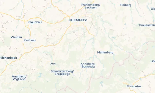 Regenradar Vorschaubild - Aktuelle Niederschläge in Auerbach/Erzgebirge und Umgebung