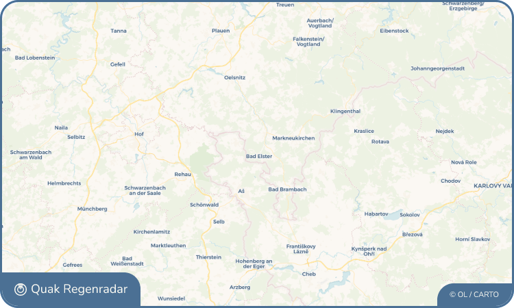 Quak Regenradar-Widget Bad Elster