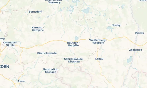 Regenradar Vorschaubild - Aktuelle Niederschläge in Bautzen - Budyšin und Umgebung