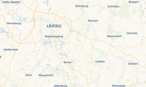 Regenradar Vorschaubild - Aktuelle Niederschläge in Belgershain und Umgebung
