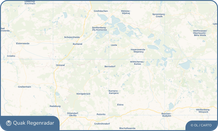 Regenradar-Widget für Bernsdorf