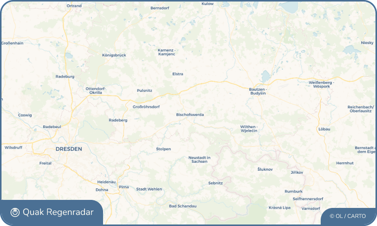 Quak Regenradar-Widget Bischofswerda